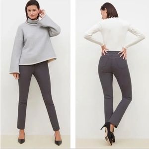 MM Lafleur The Hockley Adjustable Hem Grey Jeans Size 4